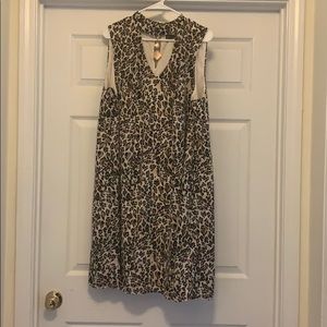 Cheetah print dress